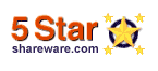 5 Stars at 5star-shareware.com