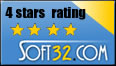Soft32.com 4 Stars!