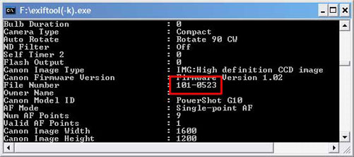 Meta data information