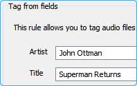 Insert audio tag using Quick File Rename