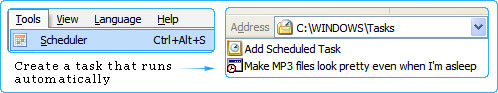 Schedule file rename and folder rename operations using Quick File Rename's Scheduler